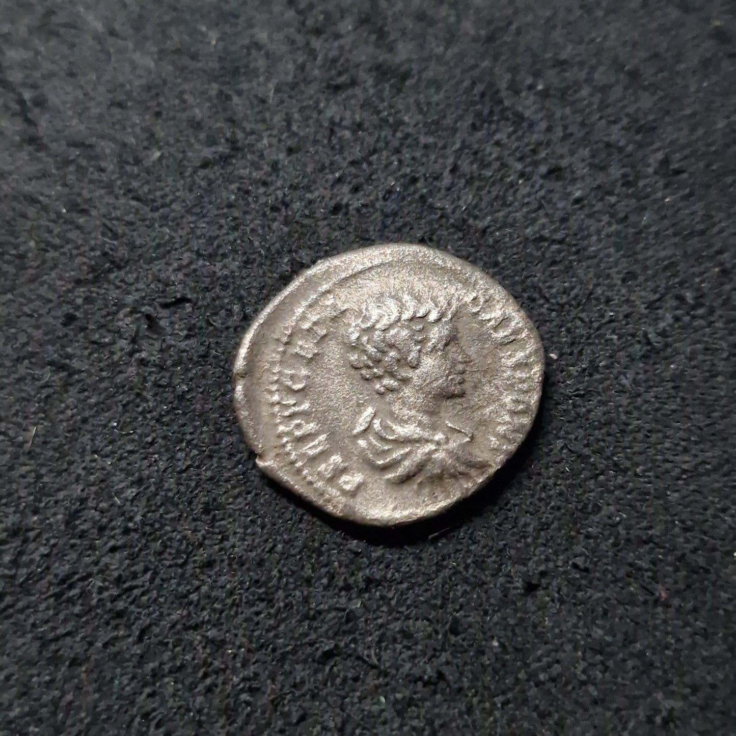 Geta as Caesar AD 198-209 Silver Denarius