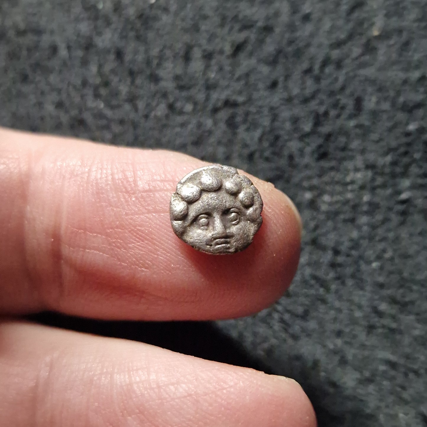 Pisidia- Silver Obol. 3rd Century BC. Gorgoneion