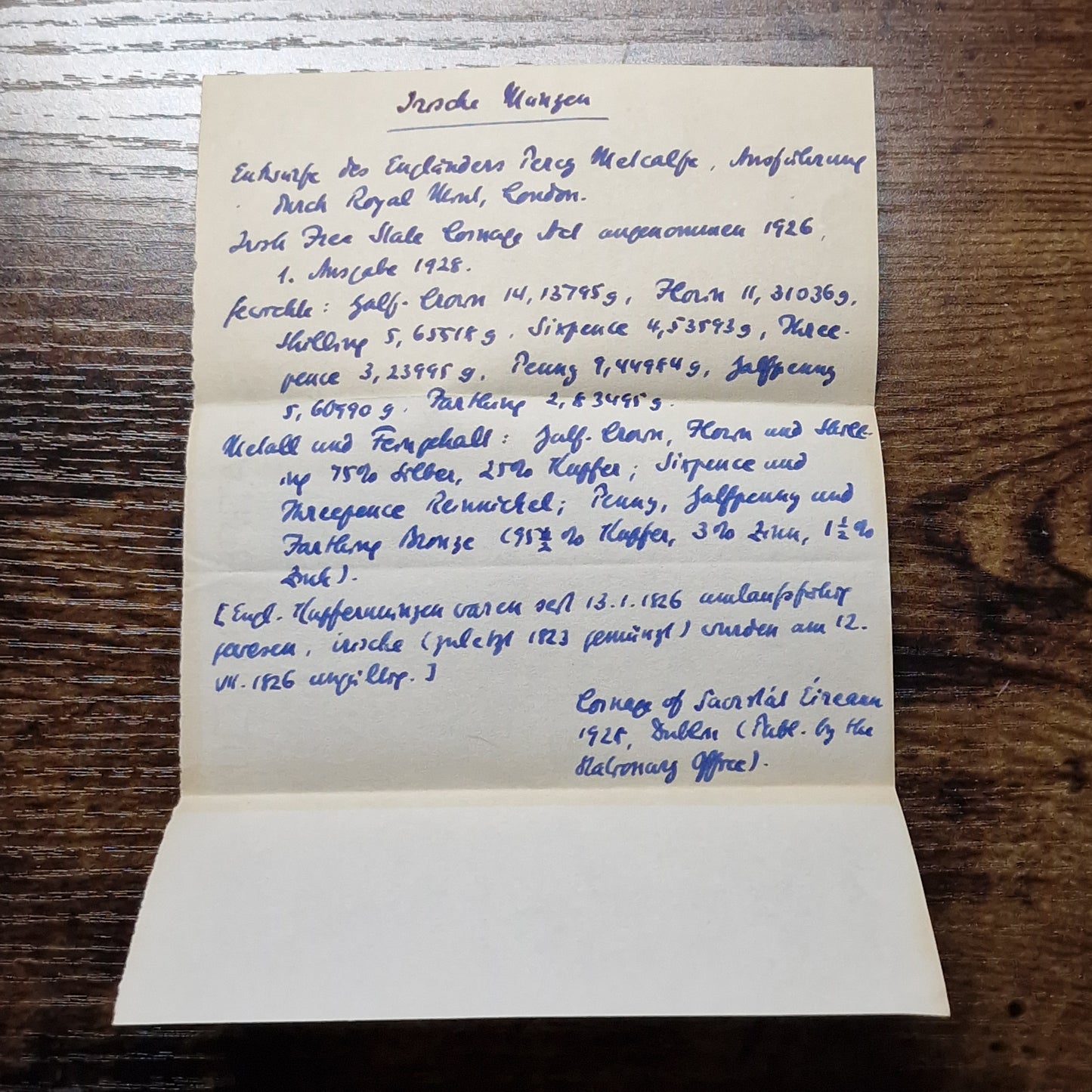 Coins of Ireland Set – Original Presentation Box & Documents (1949-1953)