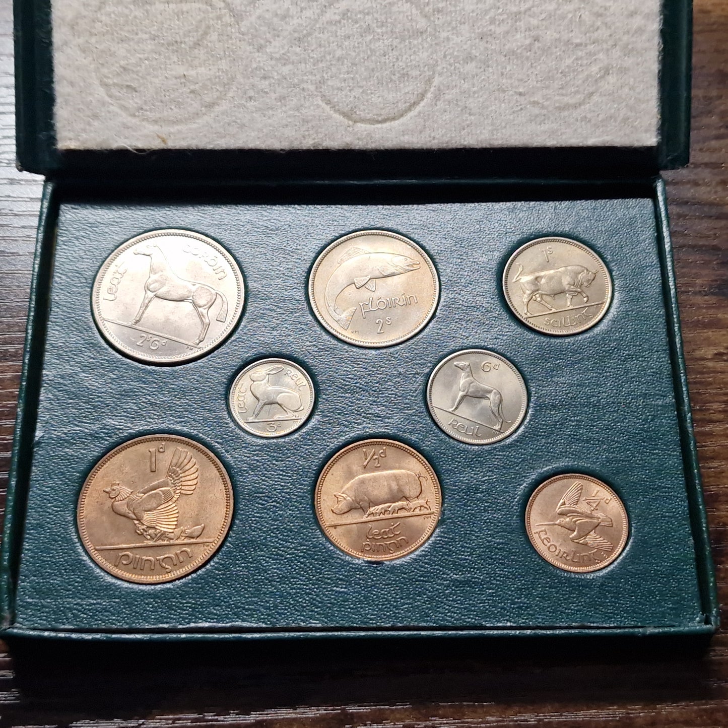Coins of Ireland Set – Original Presentation Box & Documents (1949-1953)