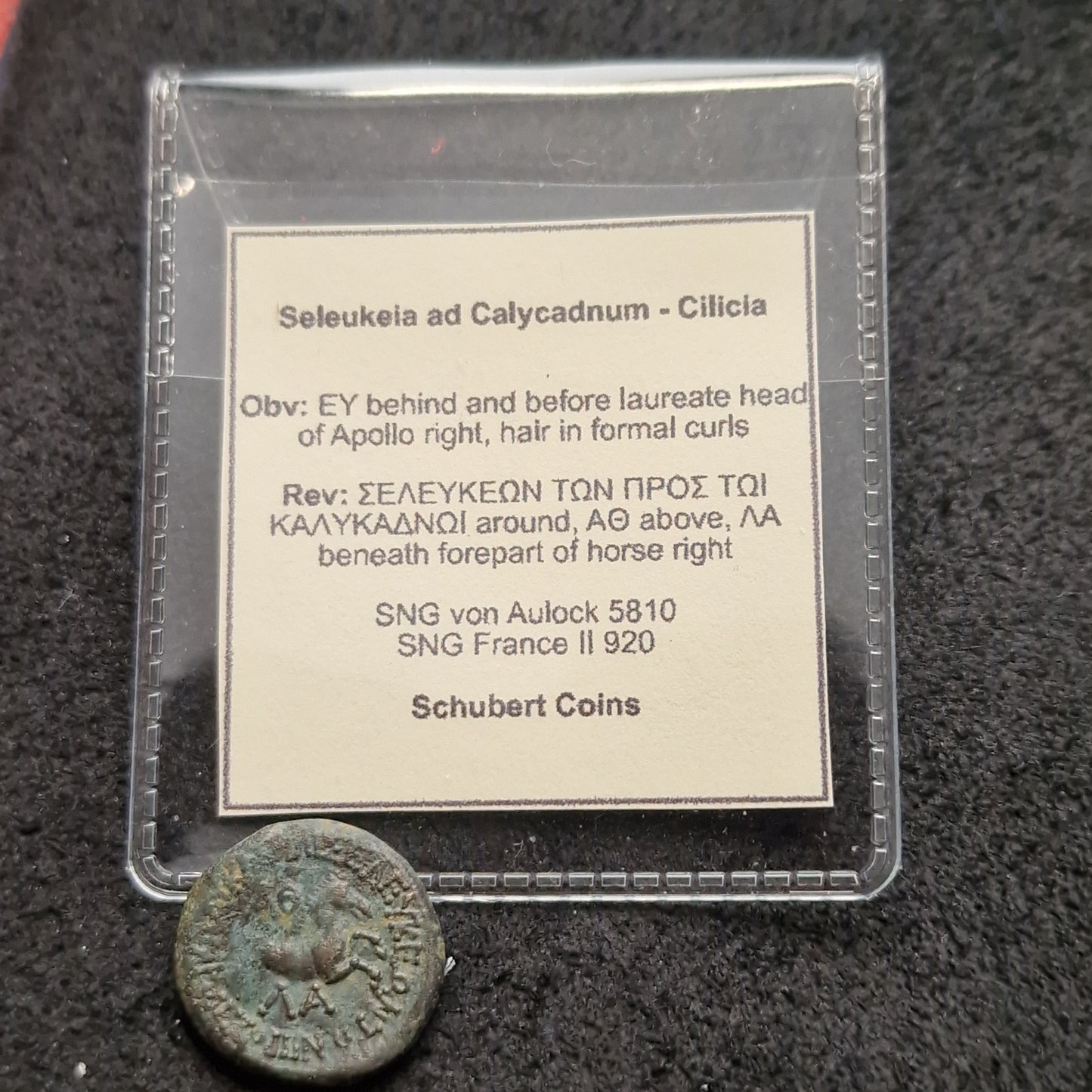 Seleukeia ad Calycadnum, Cilicia – AE Coin, 1st Century BC